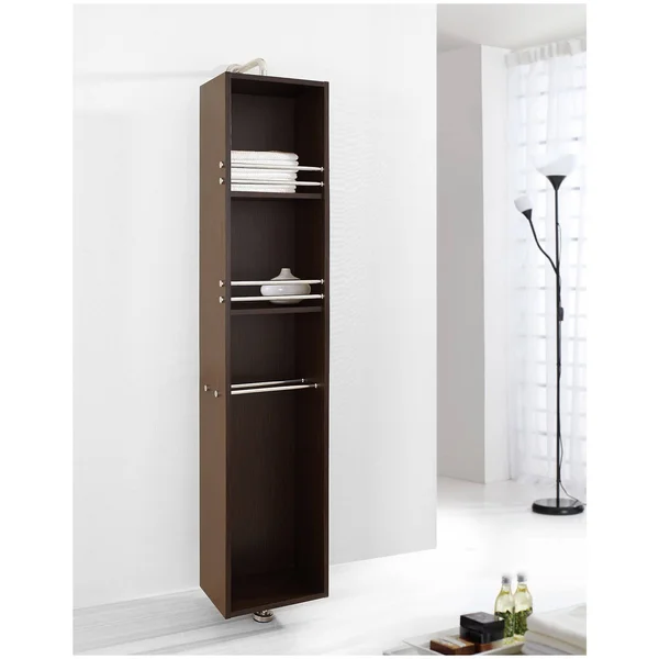Virtu USA Marcel 14 in. Linen Cabinet in Espresso