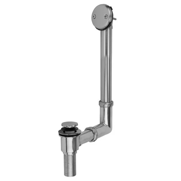Jaclo 396-PEW Direct Outlet Toe Control Tub Waste - Pewter