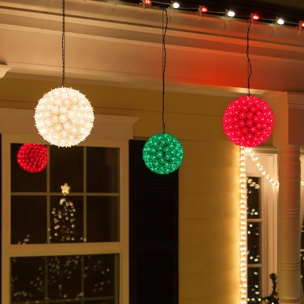 7.5x22 Light Sphere, 120 Green LED Lights