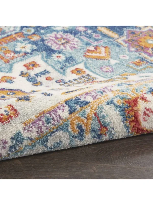 Nourison Passion Ivory/Multi Area Rug, 8& x 10&
