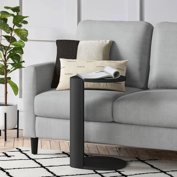 Edvin Round Metal C Table Black - Project 62