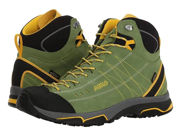 Asolo Women's Nucleon Mid GV Shoe - 7.5 - English Ivy - Yellow