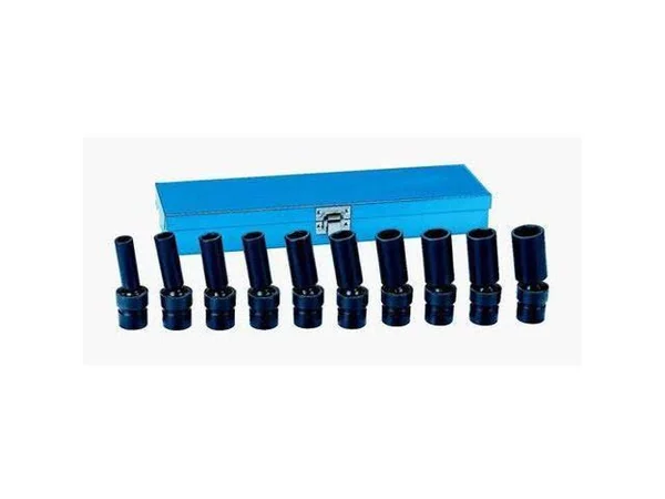 Grey Pneumatic 1210UMD - 3/8x22 Drive 10 Piece Deep Universal Metric Set