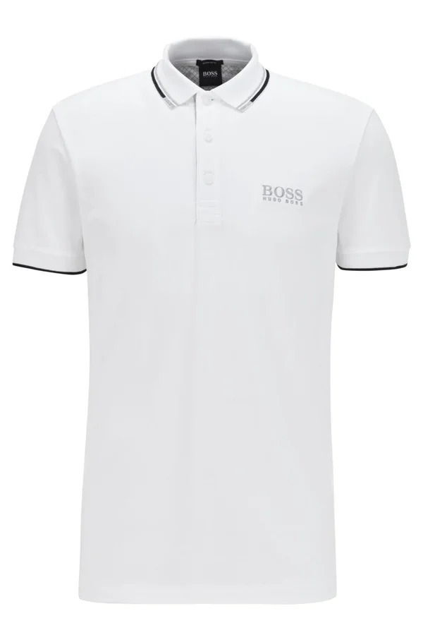 Boss Paddy Pro Polo T Shirt White