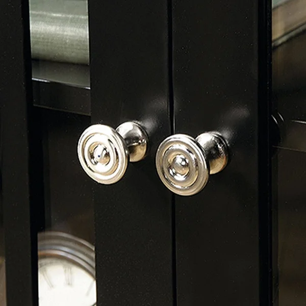 Sauder Palladia Accent Curio Cabinet - Black