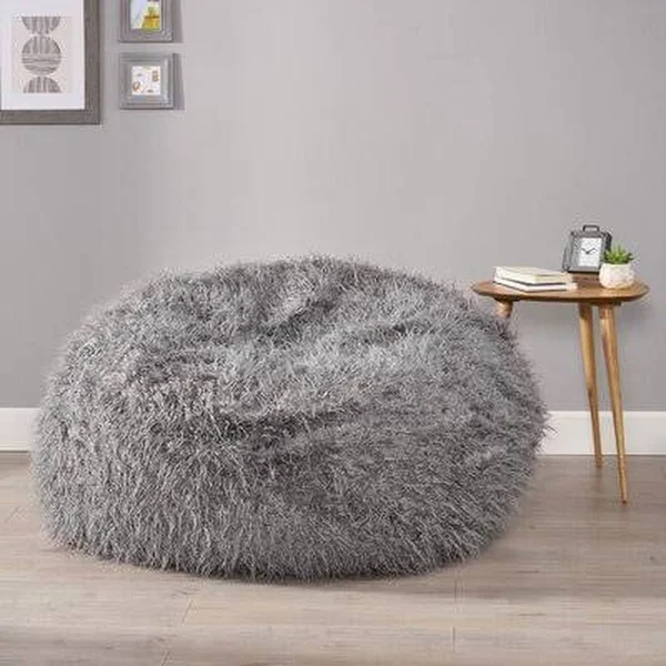 Large Classic Bean Bag Greyleigh Teen Fabric: Gray Polyester