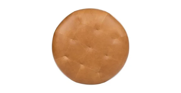 Article Timpani Charme Tan Leather Ottoman