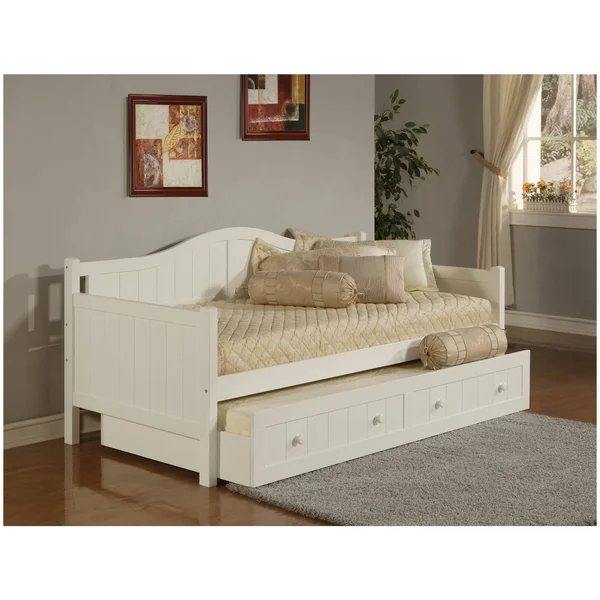 Hillsdale Furniture Staci Daybed with Trundle - White