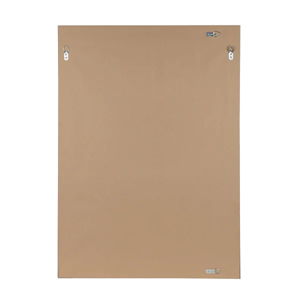 DesignOvation Bosc Framed Wall Mirror - 27.5x39.5, White