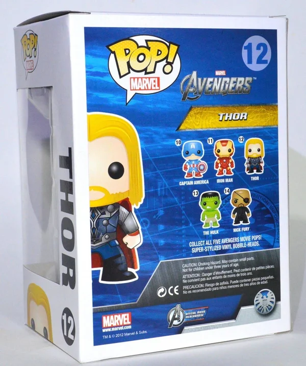 Funko Pop Marvel Bobble Avengers - Thor