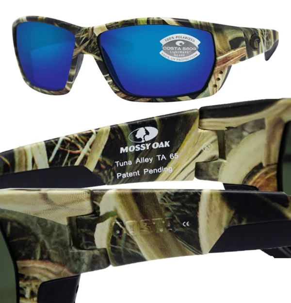 Costa Del Mar Tuna Alley Sunglasses Mossy Oak Shadow Grass Blades Cam