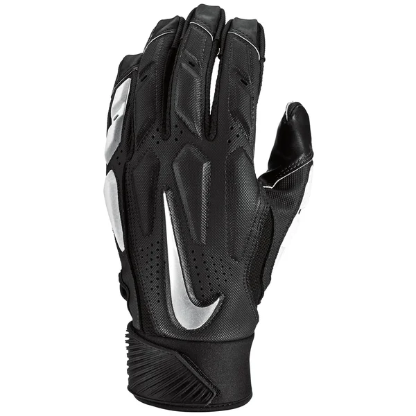 Nike Adult D-Tack 6.0 Lineman Gloves, XXL, Black