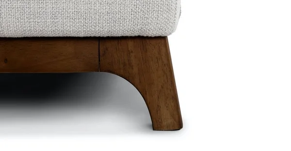 White Armchair - Solid Wood Legs, Article Ceni Modern Furniture