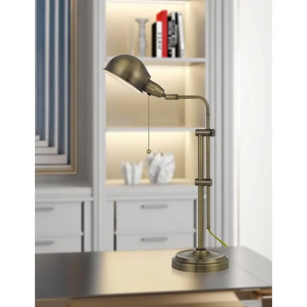 Cal Lighting BO-2441DK-AB Desk Lamp