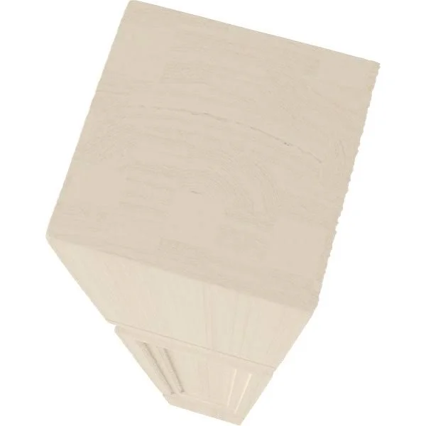 Ekena Millwork COL03X03X35KERW 3 3/4-Inch W x 3 3/4-Inch D x 35 1/2-Inch H Kent Raised Panel Cabinet Column, Rubberwood