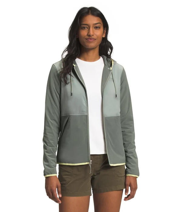 The North Face Mountain Sweatshirt Hoodie 3.0 - Women's Xs Wrought Iron/Agave Green