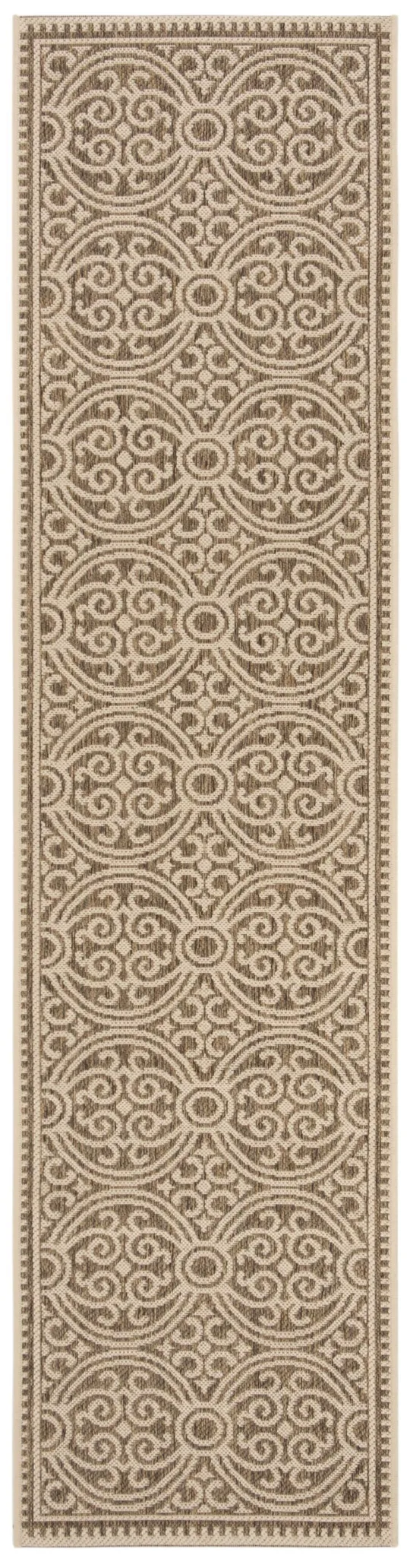 Safavieh 6&-7x22 x 6&-7x22 Round Beach House BHS134C Cream Beige Rug