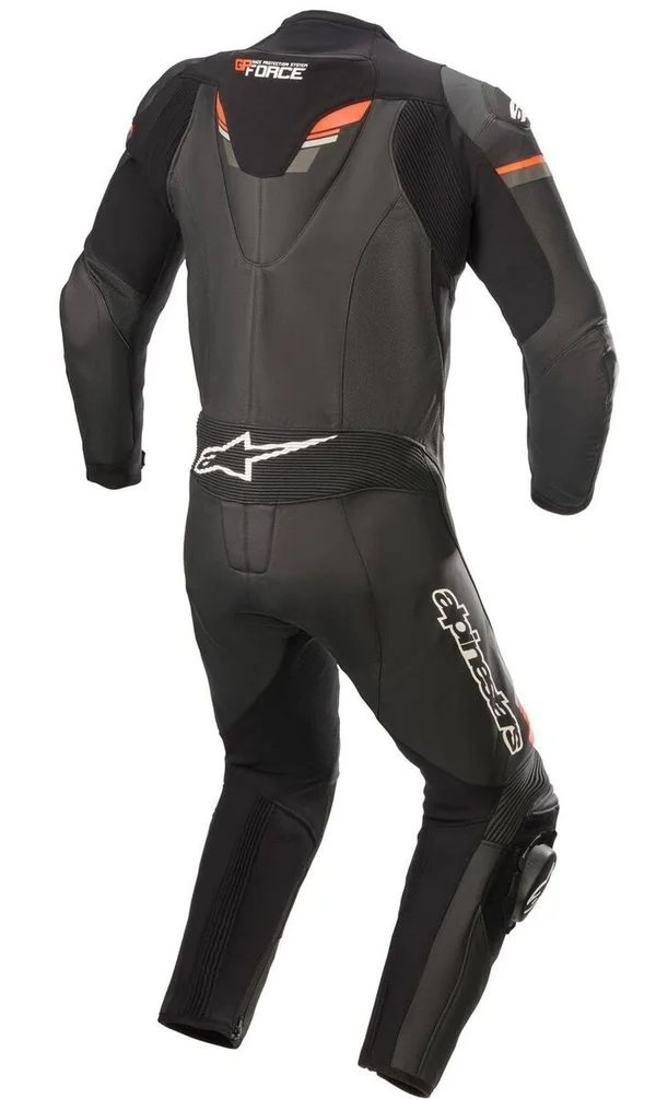 Alpinestars GP Force Chaser Race Suit - Black/Flou Red - 48