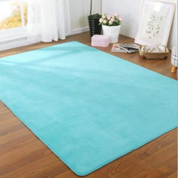 Solid Color - Modern, Thick Carpet for Living Room - Crawling Mats for Home Decoration