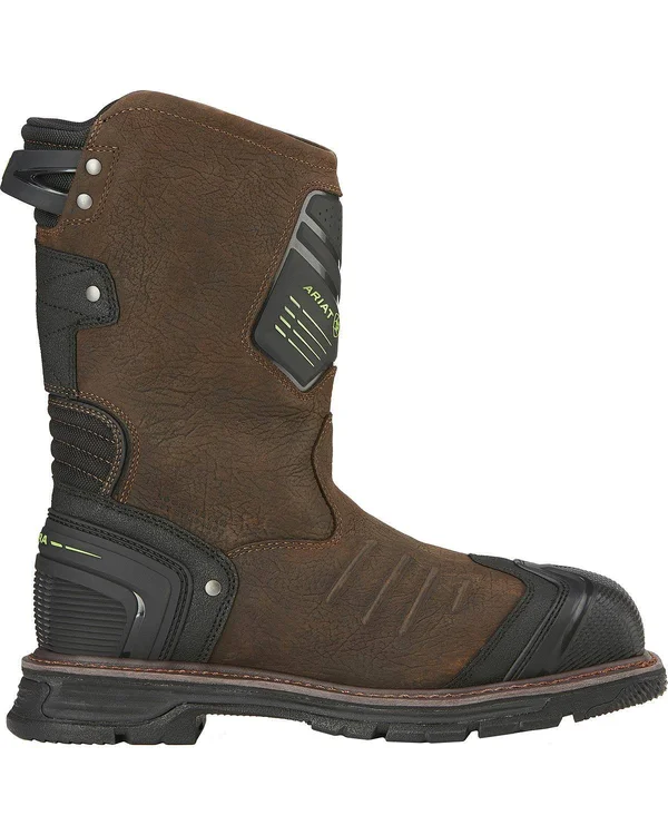 Ariat Catalyst VX Work Waterproof Composite Wide Square Toe Cowboy Boots H2O Bruin Brown : 11 EE - Wide