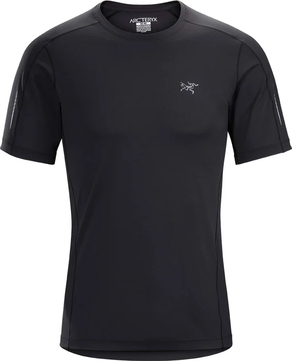 Arc&teryx Motus Short Sleeve Crew - Men's Black Extra Small 374233