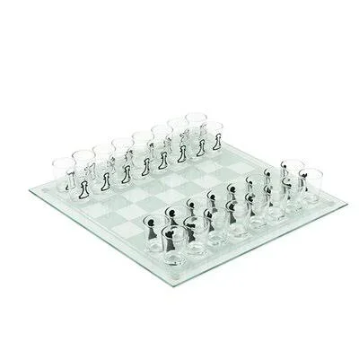 Clear Chess Board Game True Brands