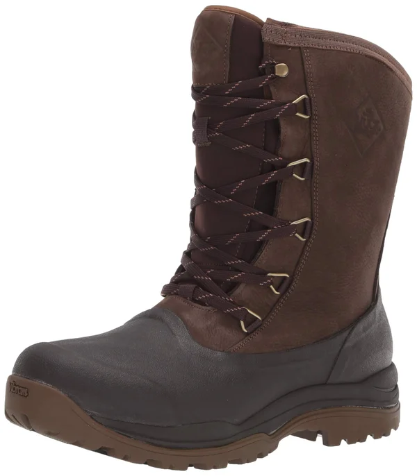 Muck Men's Arctic Outpost Lace Ag Boots Brown 10
