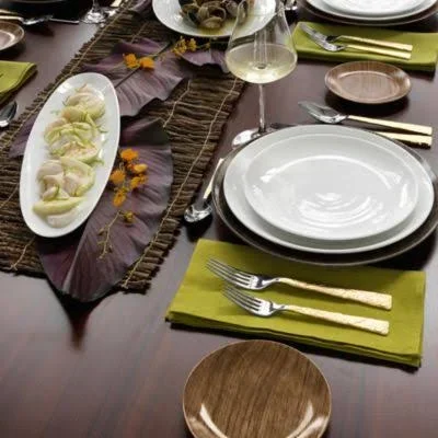 Ricci Argentieri Slate Gold 5-Piece Flatware Place Setting