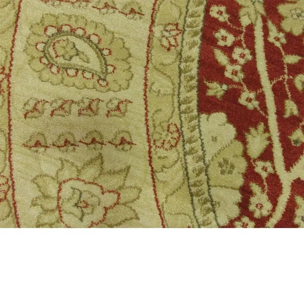 Unique Loom Adel Edinburgh Area Rug (8& x 8& Round - Red)