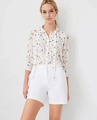 Ann Taylor The Metro Short Size 12 White Women's