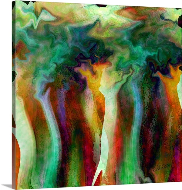 Opulent Foliage - Canvas Wall Art, 16x16, Great Big Canvas