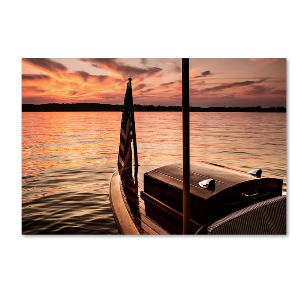 Trademark Fine Art Js0033-C1624Gg Jason Shaffer 'Chippewa Lake' Canvas