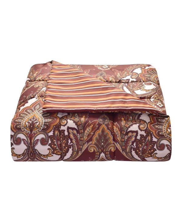 Fairfield Square Collection Odyssey Reversible 8-Pc. Comforter Sets - Wine