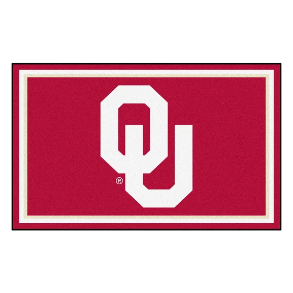 University of Oklahoma 4&x6& Rug