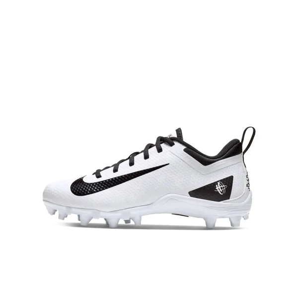 Nike Kids& Alpha Huarache 7 Varsity Lacrosse Cleats - White