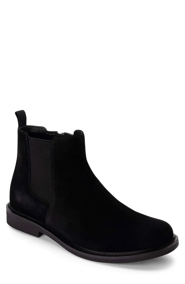 Men's Blondo Grant Waterproof Chelsea Boot 5358239 - 10.5 M, Black Suede