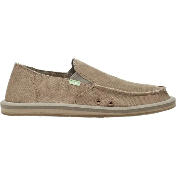 Sanuk Men's Vagabond Hemp Jute Shoes - 8