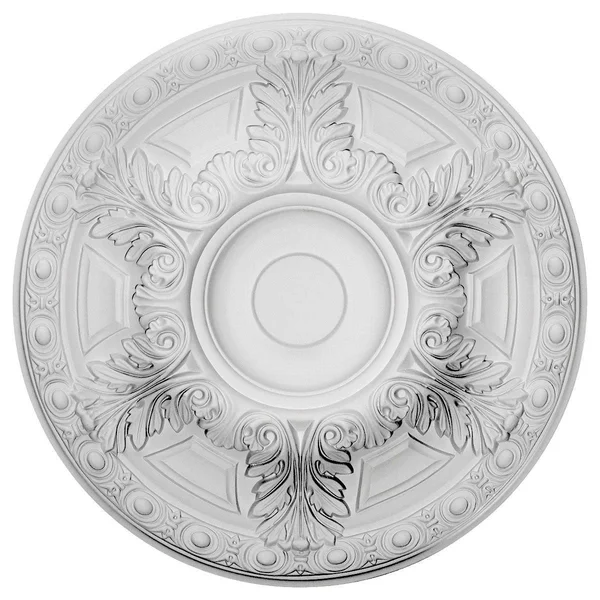 23 1/2x22OD x 2 3/4x22P Granada Ceiling Medallion (Fits Canopies Up to 7 1/8x22), Hand-Painted Gold