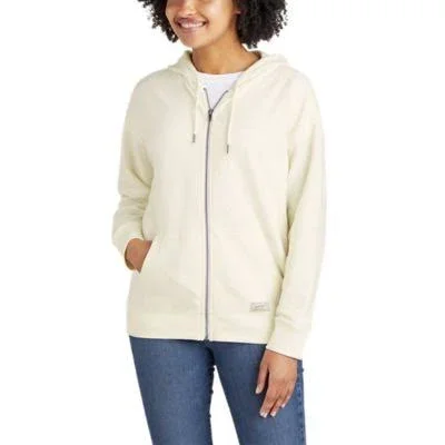 Eddie Bauer Women's Cozy Camp Full-Zip Hoodie - White - 3X