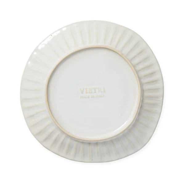 Vietri Incanto Stone Aqua Baroque Salad Plate