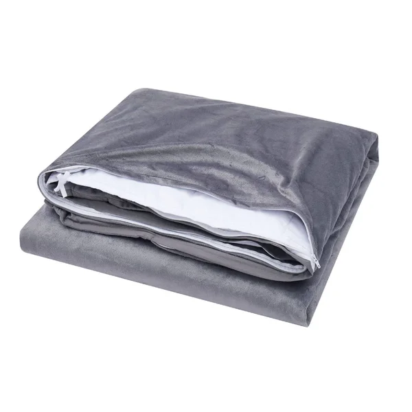 London Fog Weighted Blanket - Grey, 15 lbs