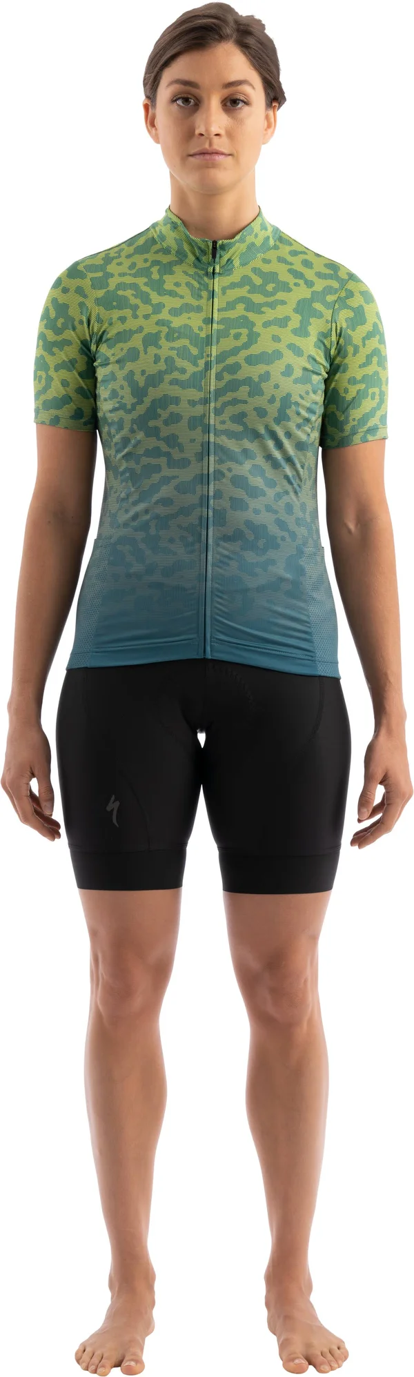 Specialized Women's Rbx Jersey with SWAT-Dusty Turquoise/Hyper Green Terrain