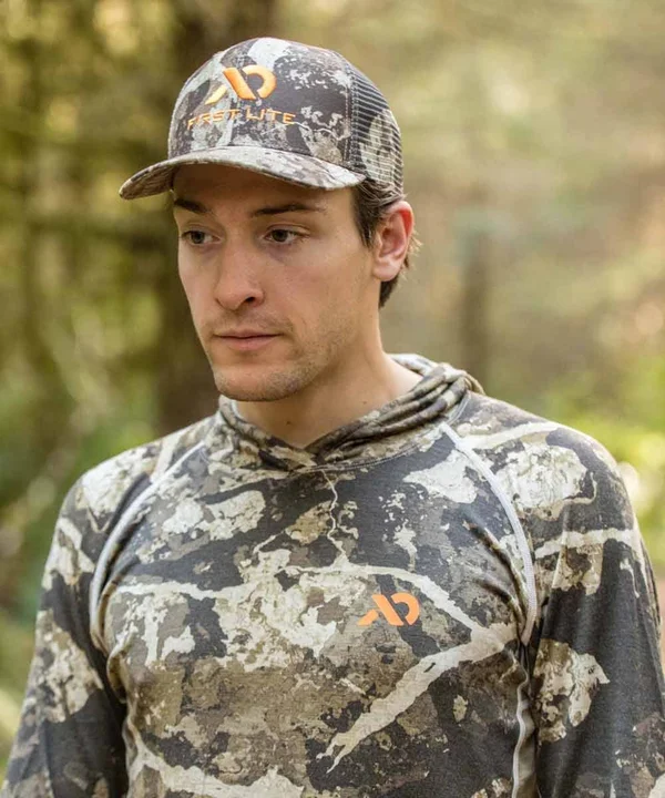 Men's Wick Hoody Conifer, S by First Lite