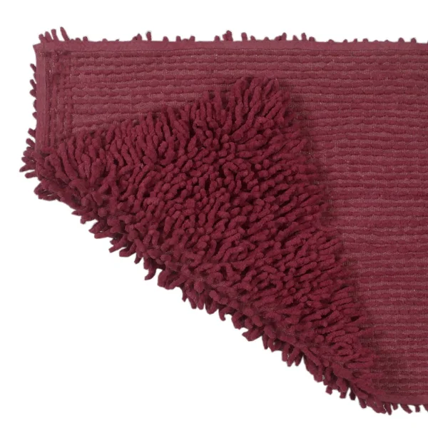 Waterford 3 Piece Bath Rug Set 17x24 21x34 24x40 Natural, Beige