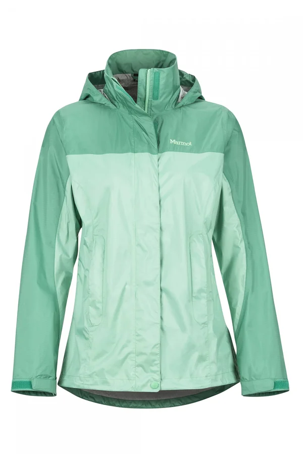 Marmot Women's PreCip Eco Jacket - Xs - Double Mint - Verde