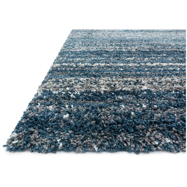 Loloi Quincy QC-05 2&3x22 x 4& Navy - Pewter Rug