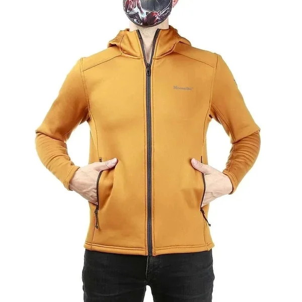 Moosejaw Men's Gratiot Stretch Fleece Hoody - XL - Ochre