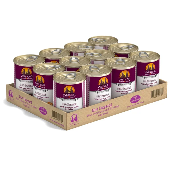 Weruva Hot Dayam Luscious Lamb Canned Dog Food - 14 oz - Case of 12