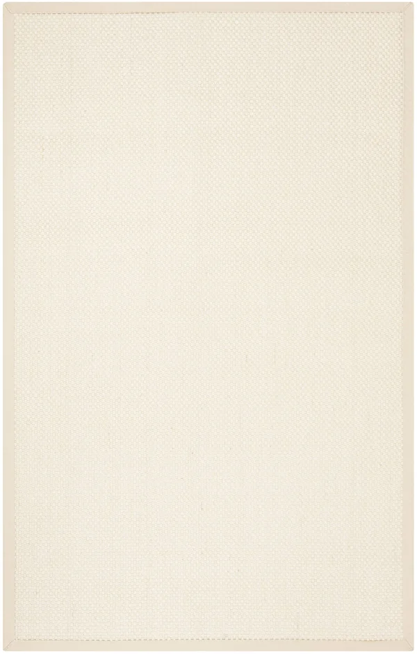 Safavieh Natural Fiber NF150A Ivory/Light Beige 6& x 6& Round Area Rug
