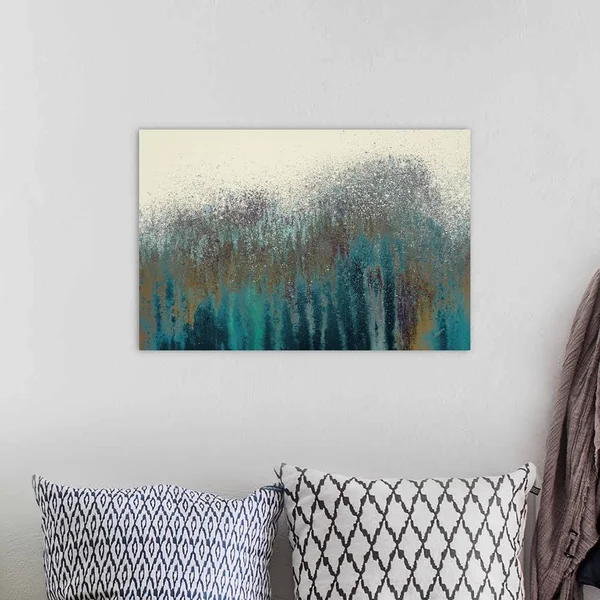 Teal Woods, Canvas Wall Art, 24x16, Great Big Canvas